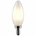 Supershine B11 E12 Candelabra Filament Warm White 60W Equivalence LED Bulb 2PK SU2742361